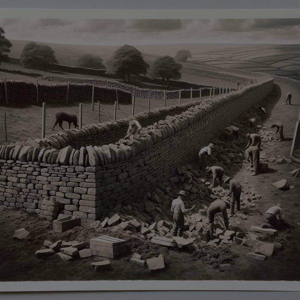 Quelle approche pour la construction d'un mur en pierres sèches pour clôturer un terrain ?