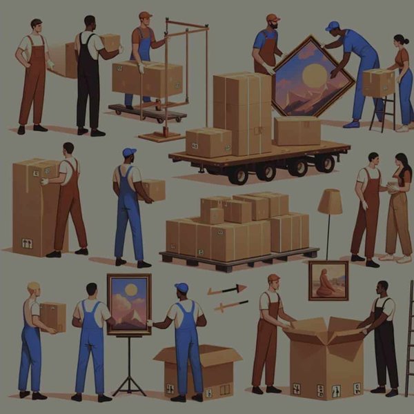 Quelles techniques pour déménager des œuvres d'art sous verre sans casse ?