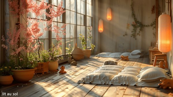 Lit au sol montessori : autonomie et confort pour enfants